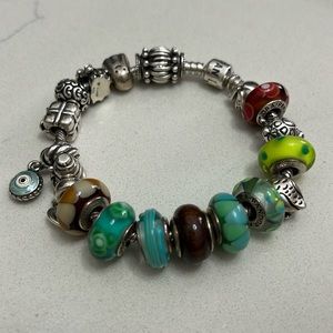 Pandora Bracelet with charms